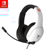 Turtle Beach - Airlite Fit Bekabelde Gamingheadset Zwart en Wit voor Nitendo Switch, Switch Lite en Switch OLED-model