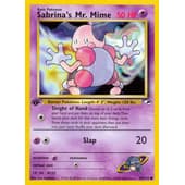 Sabrina's Mr. Mime 94 Gym Heroes - Cartes