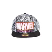Marvel - "Logo Klassiek Rood en Wit" Snapback Pet - Volwassene