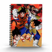 Dragon Ball Z - Carnet de notes lenticulaire Goku vs Vegeta