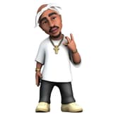 Minix - Music #114 - Tupac Statue 12cm