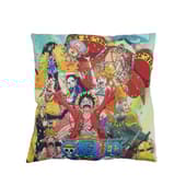 One Piece - Luffy en zijn Crew Dubbelgezicht Kussen (40x40cm)