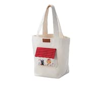 Ghibli - Kiki's Vliegende Koeriersdienst - Tote Bag Jiji in de Bloemen