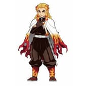 Demon Slayer: Kimetsu no Yaiba - Applique murale néon Kyôjurô Rengoku 40cm