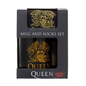 Queen - Coffret cadeau avec tasse 315ml et paire de chaussette EU 41-45 "Queen"