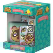 Nintendo - Animal Crossing - Coffret cadeau (New Horizons Faces) : Mug, carnet, dessous de verre et porte-clés