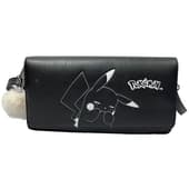 Pokémon - Sac à main baguette à bandoulière noir Pikachu