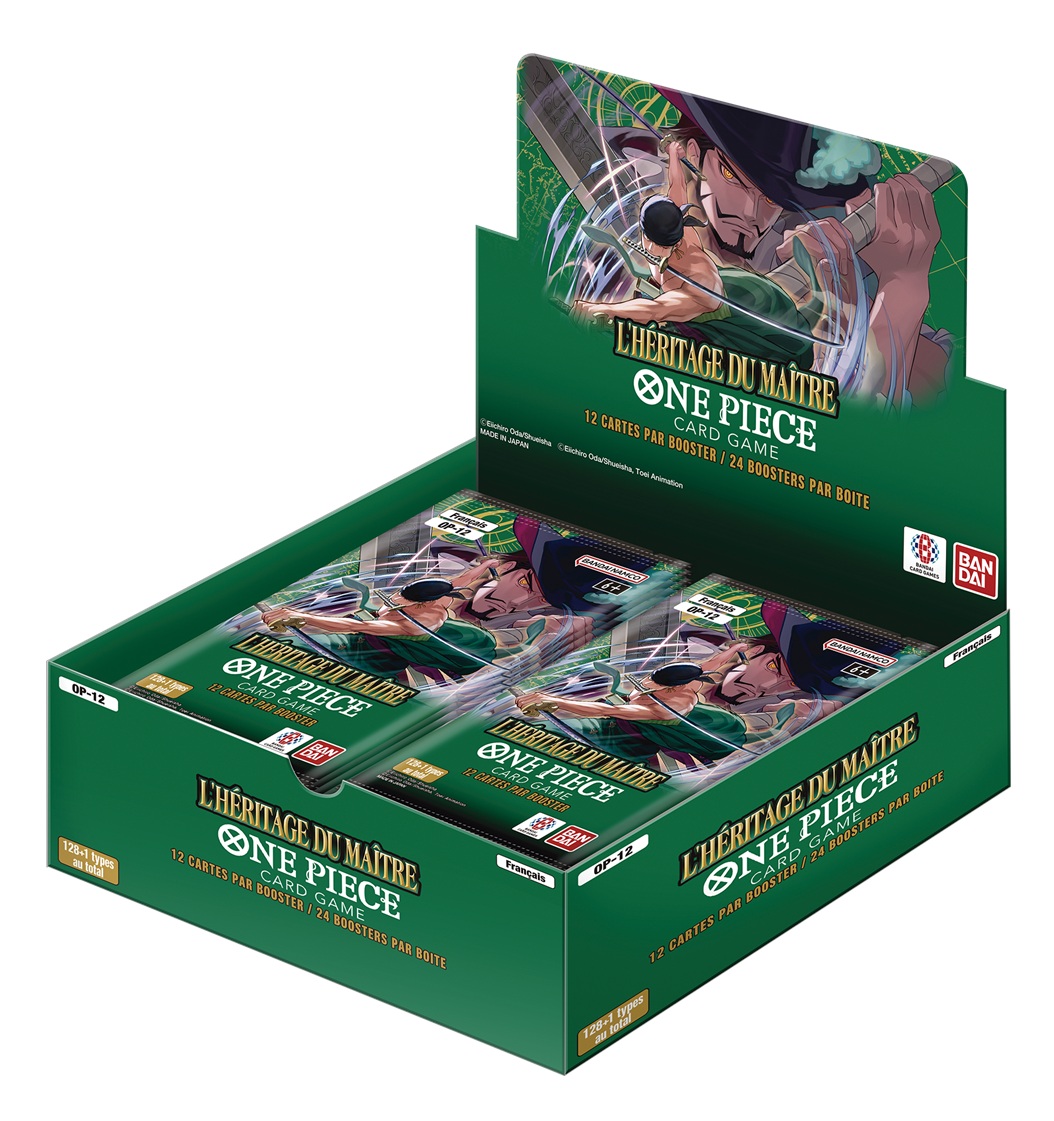 One Piece Card Game - Display de Pack de Booster OP-12 L'Héritage du Maître (Display x24) - FR