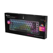 Roccat - Clavier de jeu mécanique optique Vulcan II Mini Noir avec éclairage RGB - Disposition AZERTY française