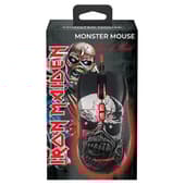 Subsonic - Iron Maiden - Souris de jeu filaire LED Piece Of Mind