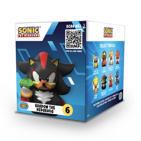Numskull - Best of TUBBZ Boîte Canard de bain - Sonic le Hérisson - Shadow (Édition standard) - 9cm - 2
