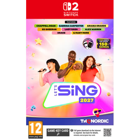 Let's Sing 2027 - International Version - Game-key Card - Nintendo Switch 2
