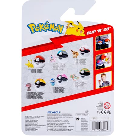 Pokémon - Clip 'N' Go - Pikachu #2 et Poké Ball - 4