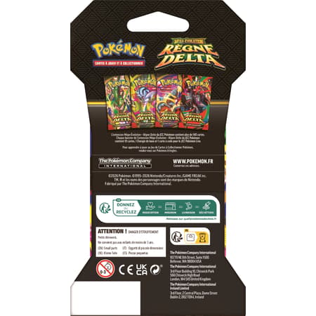 Pokémon JCC - Méga-Évolution - Pack de Booster sous blister ME06 Règne Delta (1 Booster aléatoire) - FR - 3