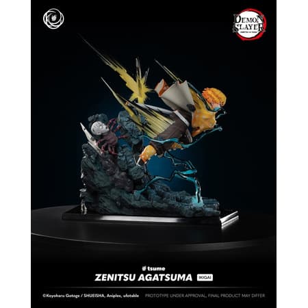 Tsume Art - IKIGAI 1/6 - Demon Slayer: Kimetsu no Yaiba - Zenitsu Agatsuma Statue 41cm - 9