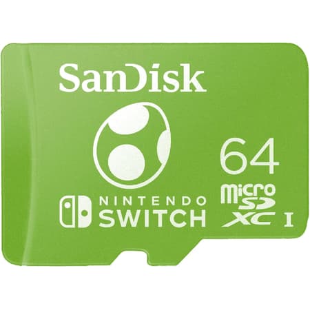 SanDisk - Carte mémoire microSDXC UHS-I 64 Go Edition Yoshi pour Nintendo Switch, Switch Lite et Switch OLED - 3