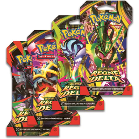 Pokémon JCC - Méga-Évolution - Pack de Booster sous blister ME06 Règne Delta (1 Booster aléatoire) - FR