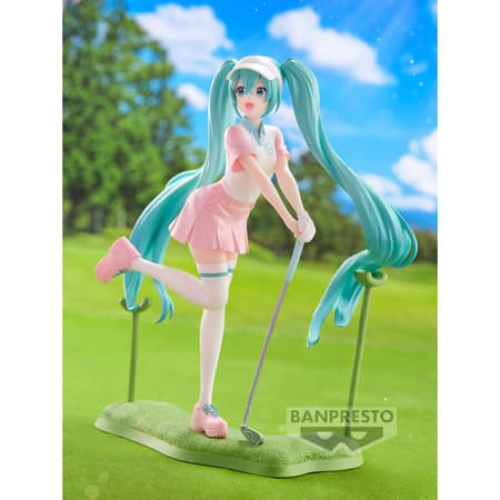 Hatsune Miku - Holiday Memories - GOLF Statue 20cm - 6