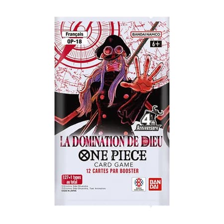 One Piece Card Game - Display de Pack de Booster OP-18 La Domination de Dieu (Display x24) - FR - 2