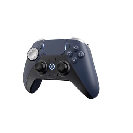 DragonShock - Manette sans fil Bluetooth TITAN Bleu nuit avec prise audio pour PS5, PS4, PC et Mobile - 2