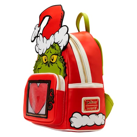Loungefly : Dr Seuss Le Grinch - Mini sac à dos lenticulaire ave - 4