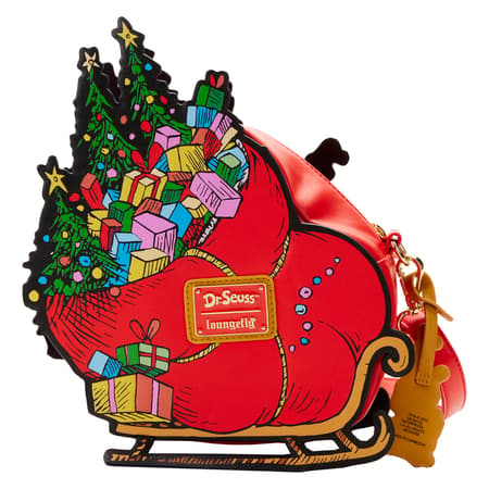 Loungefly : Dr Seuss Le Grinch - Sac Cross Body Traineau