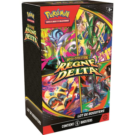 Pokémon JCC : Lot de 6 boosters Méga-Évolution - ME06 Règne Delta - FR - 4