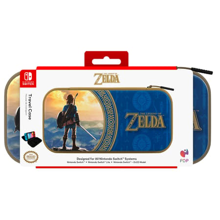 PDP - Étui de voyage Hyrule Blue pour Nintendo Switch, Switch Lite et Switch OLED