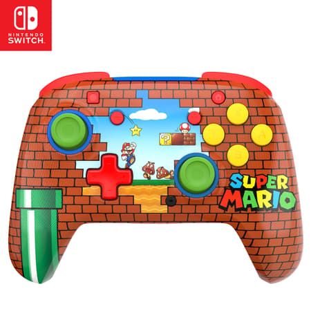Turtle Beach - Manette sans fil Rematch Mario Bricks Reveal pour Nintendo Switch, Switch Lite, Switch – Modèle OLED et Switch 2 (Bouton C indisponible) - 3