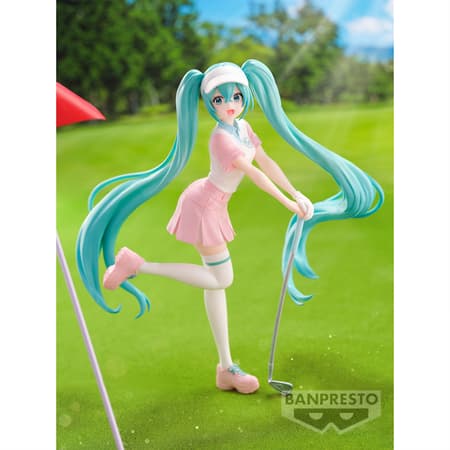 Hatsune Miku - Holiday Memories - GOLF Statue 20cm - 8