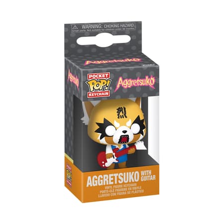 Funko Pocket Pop! Keychain: Aggretsuko - Aggretsuko (with Guitar)