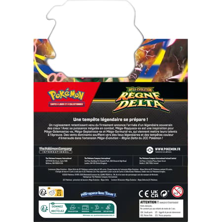 Pokémon JCC : Display de Pack de Booster Méga-Évolution - ME06 Règne Delta (Display x36) - FR - 2