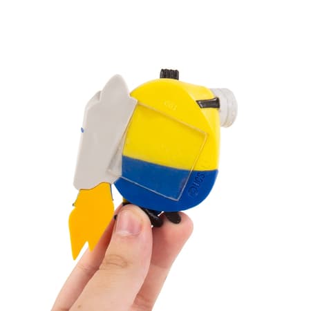 Minions - Stuart en Otto Vinyl Muurhbeeldjes met Scène Decals - 3