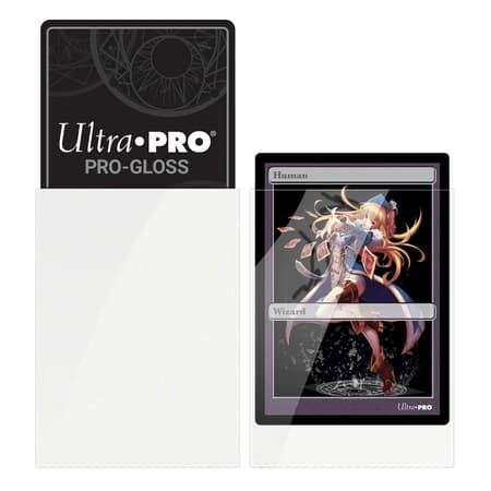 Ultra Pro - PRO-Gloss Sachet de 60 protèges cartes petit format Blanc (62 x 89 mm) - 2