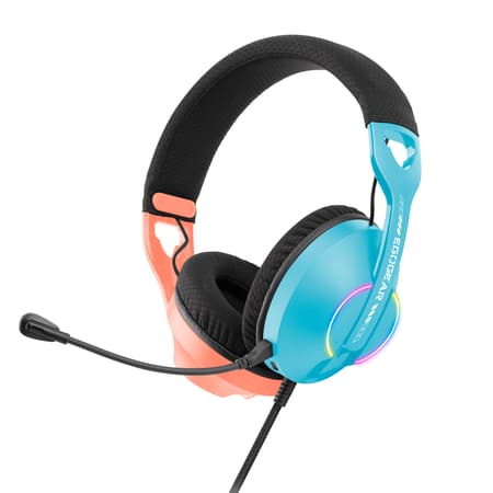 EgoGear - Casque de jeu filaire RVB SHS25 Rose et bleu pour Switch 2 - 7