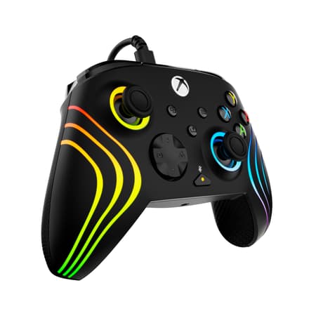 Turtle Beach - Manette de jeu filaire RVB Afterglow Wave Noire pour Xbox Series X|S, Xbox One et Windows 10/11 - 2