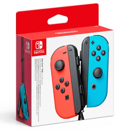 Joy-Con Controllerset Neonrood/Neonblauw - Met Uitneembare Batterijen