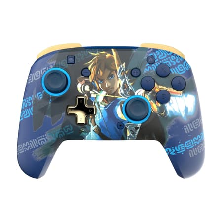 PDP - Manette de jeu sans fil REMATCH GLOW Link Hero pour Nintendo Switch et Switch OLED - 2
