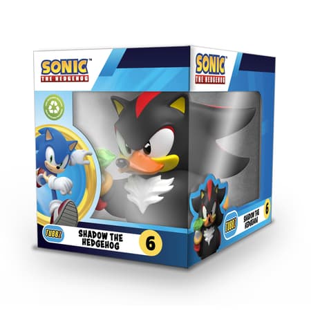 Numskull - Best of TUBBZ Boîte Canard de bain - Sonic le Hérisson - Shadow (Édition standard) - 9cm