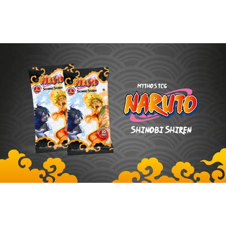 Naruto Mythos JCC - Shinobi Shiren - Display de 24 packs de booster 1ère édition (Carton de 12 displays) - FR - 2