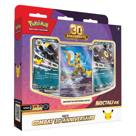 Pokémon JCC : Deck Combat 30e Anniversaire Mentali-ex et Noctali-ex (1x deck aléatoire) - FR - 3