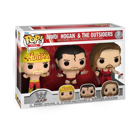 Funko Pop! 3-Pack: WWE - Hulk Hogan & The Outsiders