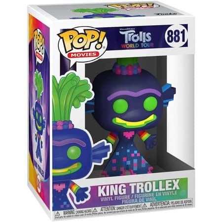 Funko Pop! Movies: Trolls World Tour - King Trollex