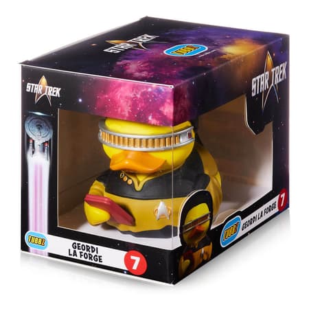 Numskull - Best of TUBBZ Boîte Canard de bain - Star Trek - Geordi La Forge - 9cm