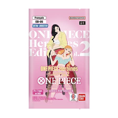 One Piece Card Game - Display de Pack de Extra Booster EB-05 One Piece Heroines Edition vol.2 (Display x24) - FR - 2