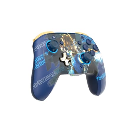 PDP - Manette de jeu sans fil REMATCH GLOW Link Hero pour Nintendo Switch et Switch OLED - 5
