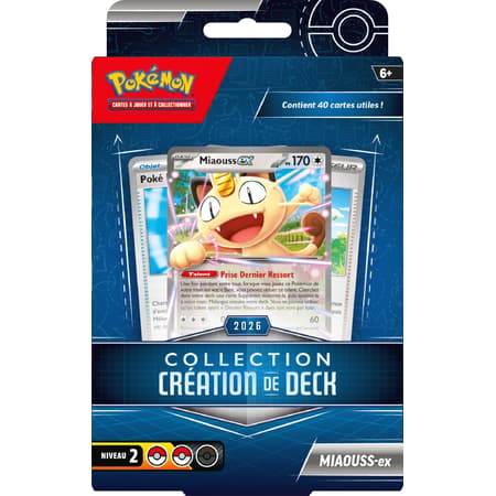 Pokémon JCC : Collection Création de Deck Miaouss-ex - FR - 2