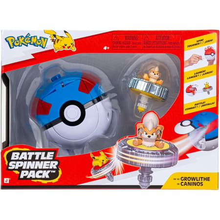 Pokémon - Battle Spinner Pack - (Caninos et Super Ball)