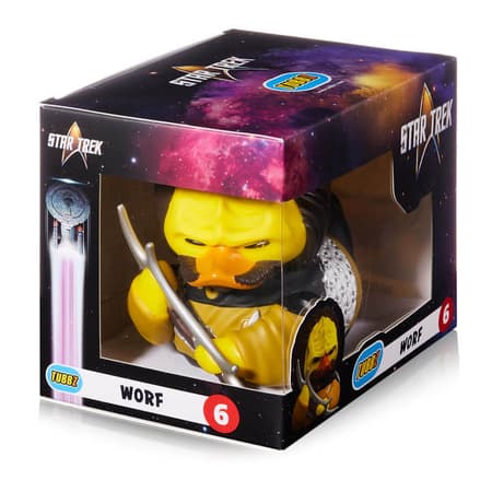 Numskull - Best of TUBBZ Boîte Canard de bain - Star Trek - Worf - 9cm