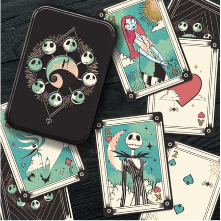 Disney - L'Étrange Noël de monsieur Jack - Cartes à jouer avec boîte de rangement en métal - 2
